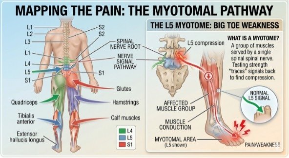 Mapping the Pain: The Myotomal Pathway